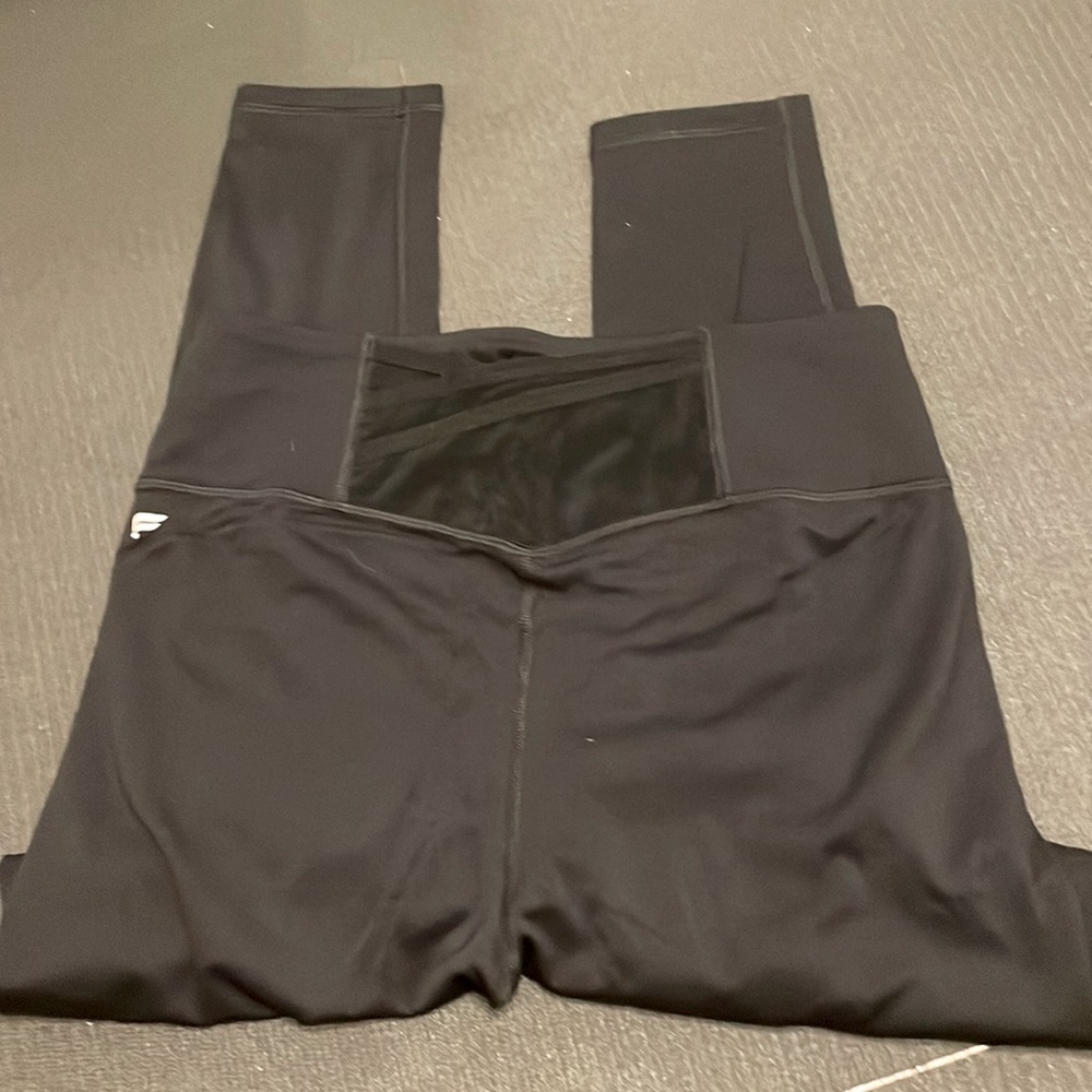 Fabletics Trinity High Waisted Pocket Motion365 Legging Black Large